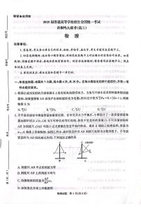 2025河南青桐鸣高三下学期2月联考物理试题+答案