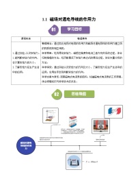 高中物理人教版 (2019)选择性必修 第二册1 磁场对通电导线的作用力课后练习题
