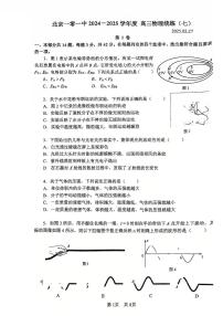 2025北京一零一中高三（下）统练七物理试卷