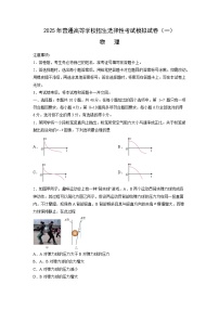 2025年普通高等学校招生选择性考试 模拟试卷物理试题（一）【辽宁、黑龙江、吉林、内蒙古专用】（解析版）