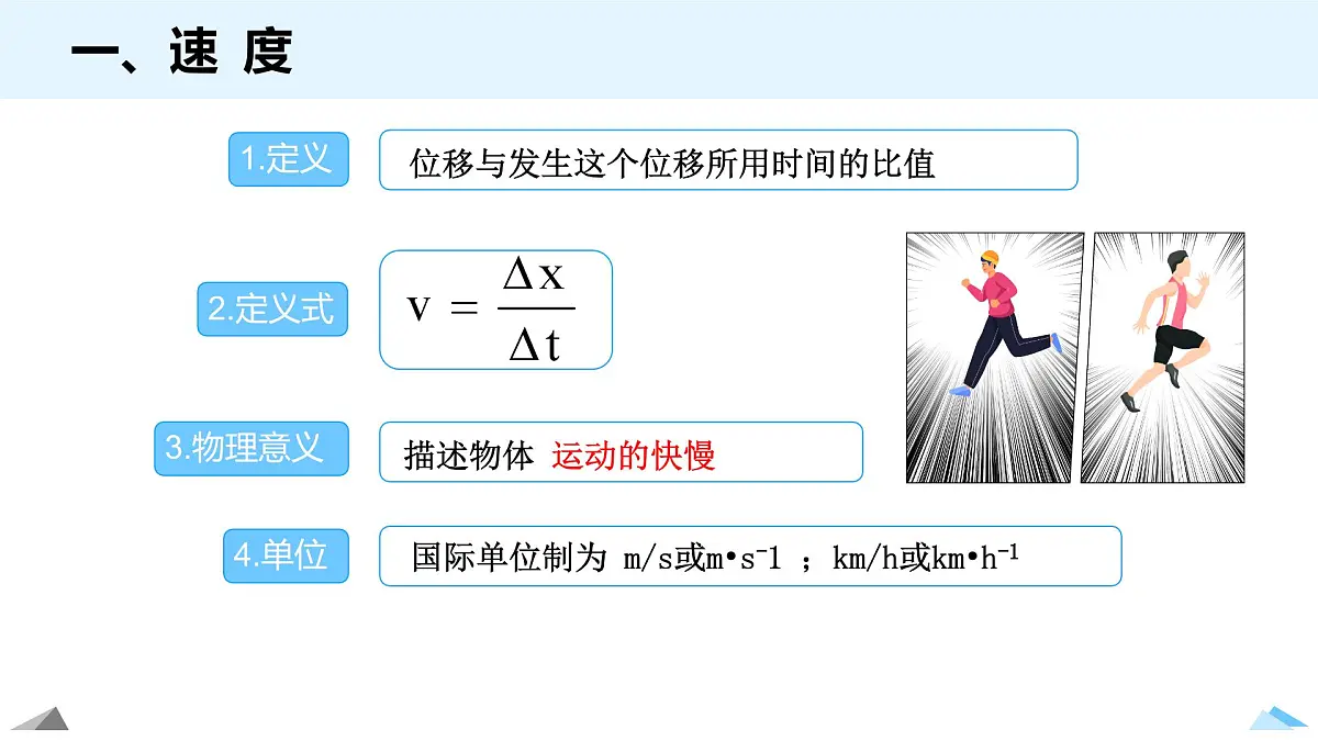 1.3 位置变化快慢的描述——速度 课件-高一上学期物理人教版(2019)必修第一册第6页