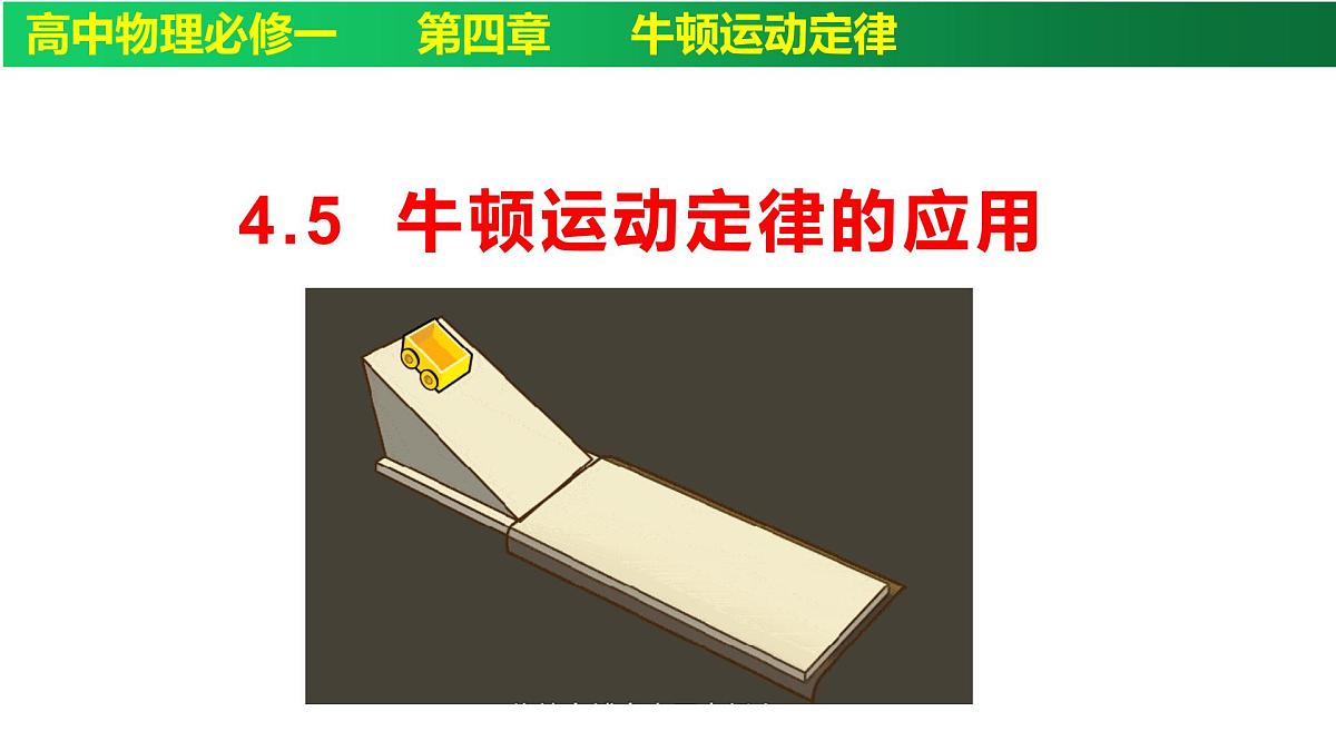 4.5牛顿运动定律的应用 课件-高一上学期物理人教版(2019)必修第一册第1页
