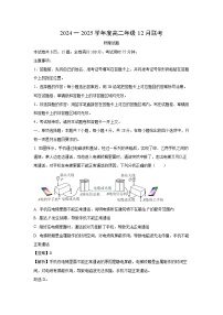 2024~2025学年广东省部分学校高二上学期12月联考物理试卷（解析版）