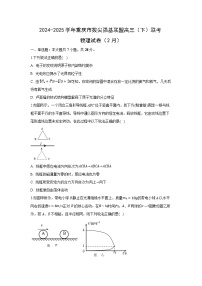 2024~2025学年重庆市拔尖强基联盟高三下学期2月联考物理试卷（解析版）