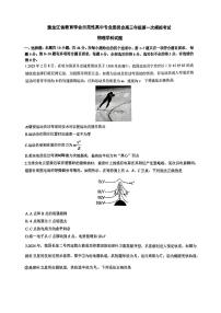 黑龙江省教育学会示范性高中专业委员会2025届高三下学期第一次模拟考试物理试题（PDF版附答案）