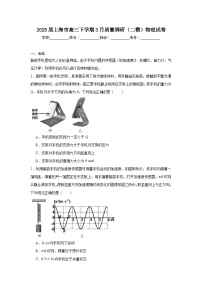2025届上海市高三下学期3月质量调研（二模）物理试卷