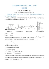 2025届福建省龙岩市高三下学期3月一模物理试题(含答案)