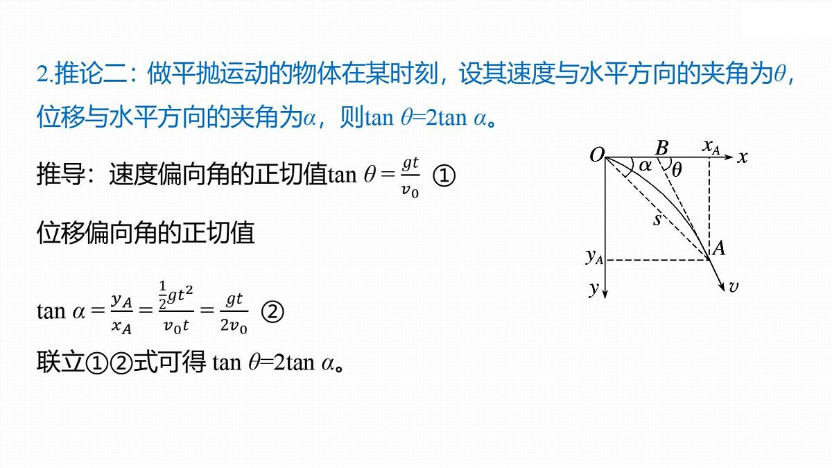 5.4 抛体运动的规律(二)-2024-2025学年高一下学期物理同步教学课件(人教版必修二)第5页