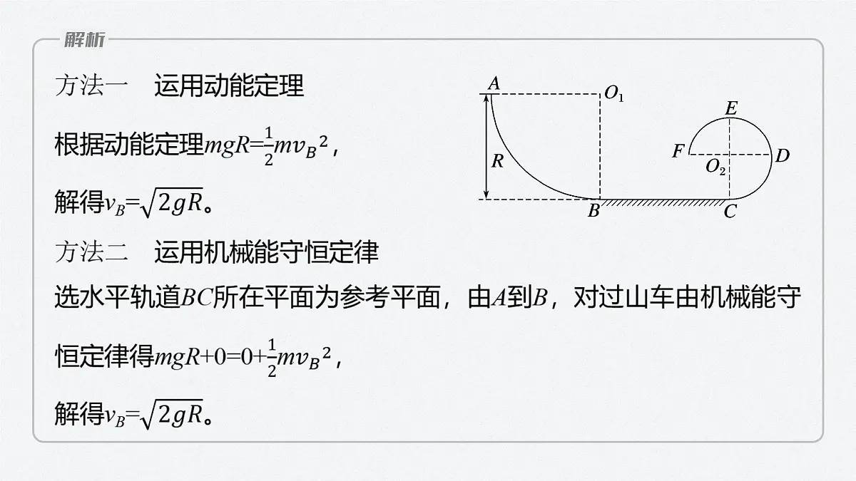 8.4 动能定理和机械能守恒定律的综合应用-2024-2025学年高一下学期物理同步教学课件(人教版必修二)第8页