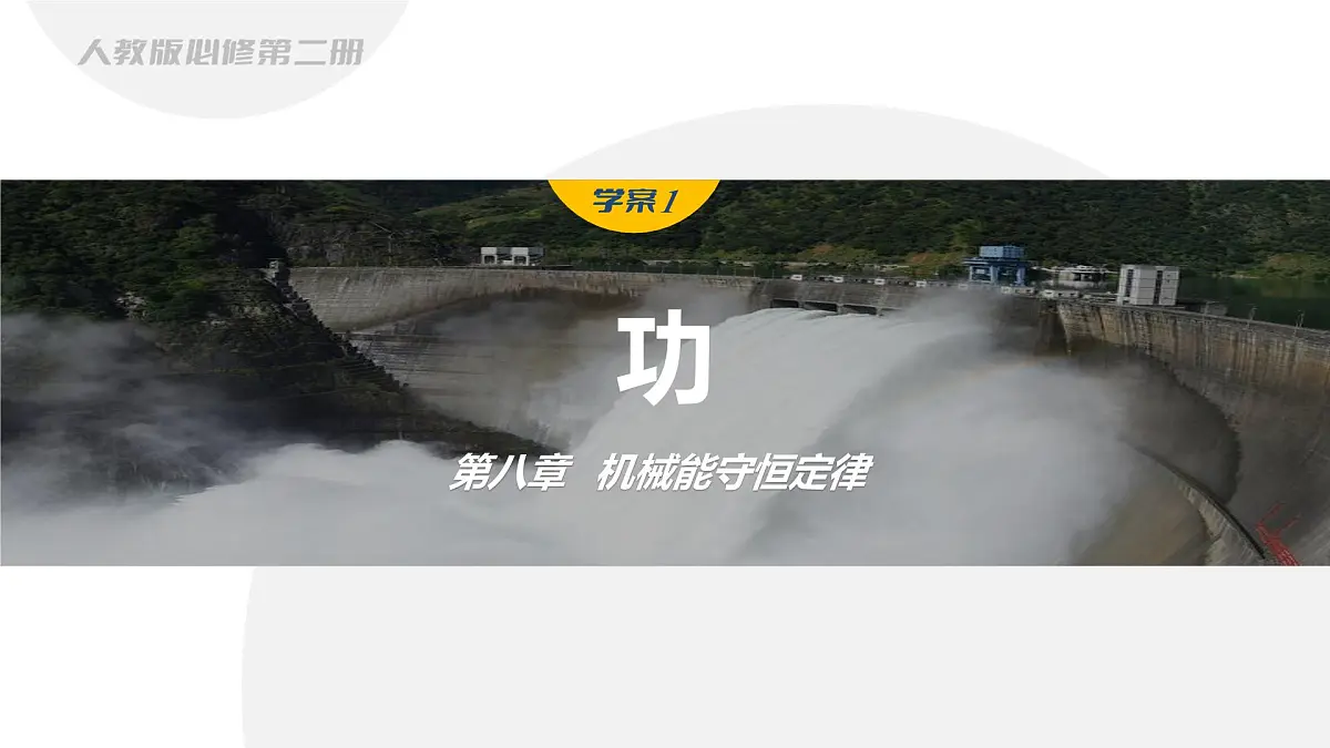 8.2 功-2024-2025学年高一下学期物理同步教学课件(人教版必修二)第1页