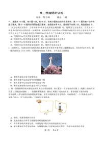 武汉华中师大一附中2025届高三下学期三月考限时训练物理试题无答案