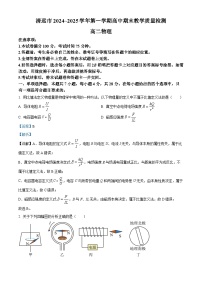 广东省清远市2024-2025学年高二上学期期末考试物理试卷（Word版附解析）