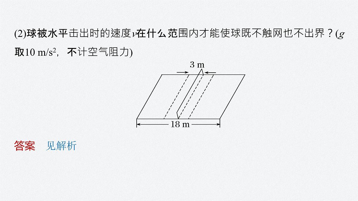 5.8 平抛运动的临界问题、类平抛运动-2024-2025学年高一下学期物理同步教学课件(人教版必修二)第7页