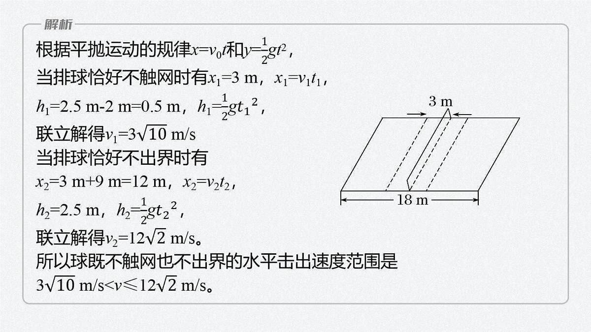 5.8 平抛运动的临界问题、类平抛运动-2024-2025学年高一下学期物理同步教学课件(人教版必修二)第8页