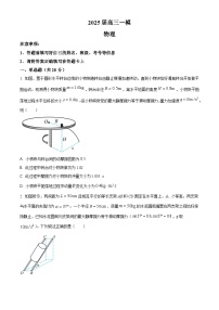 2025常德桃源县一中高三下学期一模物理试题含解析