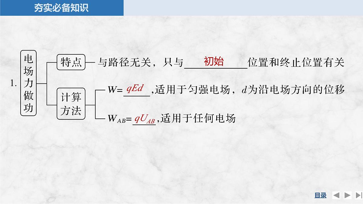 2025届高三物理一轮复习精品课件第八章静电场第2讲电场能的性质第5页