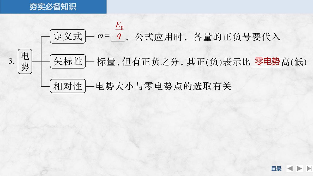 2025届高三物理一轮复习精品课件第八章静电场第2讲电场能的性质第7页