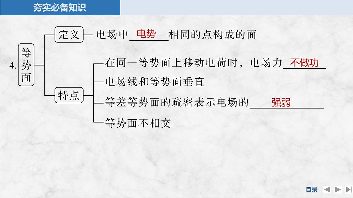 2025届高三物理一轮复习精品课件第八章静电场第2讲电场能的性质第8页