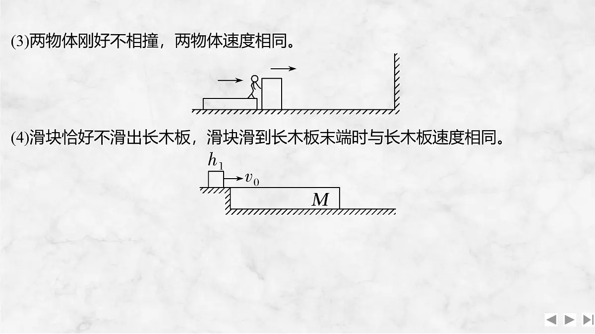 2025届高三物理一轮复习精品课件第六章动量守恒定律增分微点7碰撞中的临界问题及多次碰撞问题第3页
