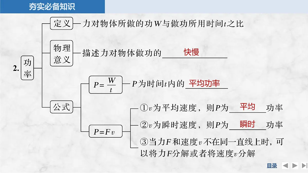 2025届高三物理一轮复习精品课件第五章机械能守恒定律第1讲功与功率第6页