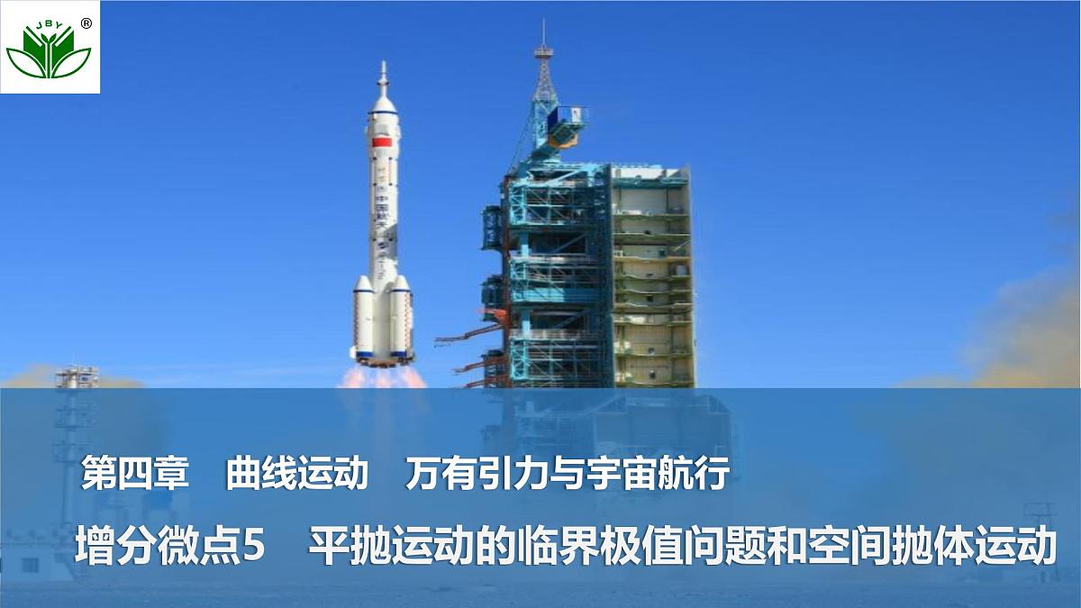 2025届高三物理一轮复习精品课件第四章曲线运动万有引力与宇宙航行增分微点5平抛运动临界极值和空间抛体运动第1页