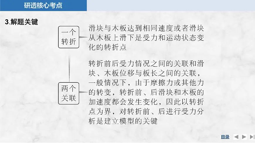 2025届高三物理一轮复习精品课件第三章牛顿运动定律专题强化六动力学中的“滑块—木板”模型第6页