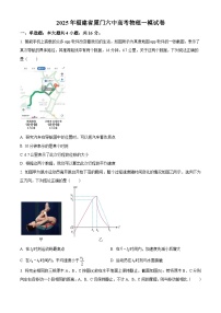 2025届福建省厦门第六中学高三下学期一模物理试卷（原卷版+解析版）