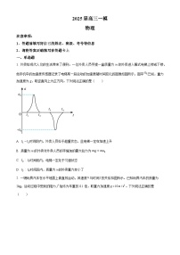2025届湖南省长沙市第十一中学高三下学期一模物理试题（原卷版+解析版）