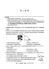 2025年九师联盟高三下学期4月物理试题及答案