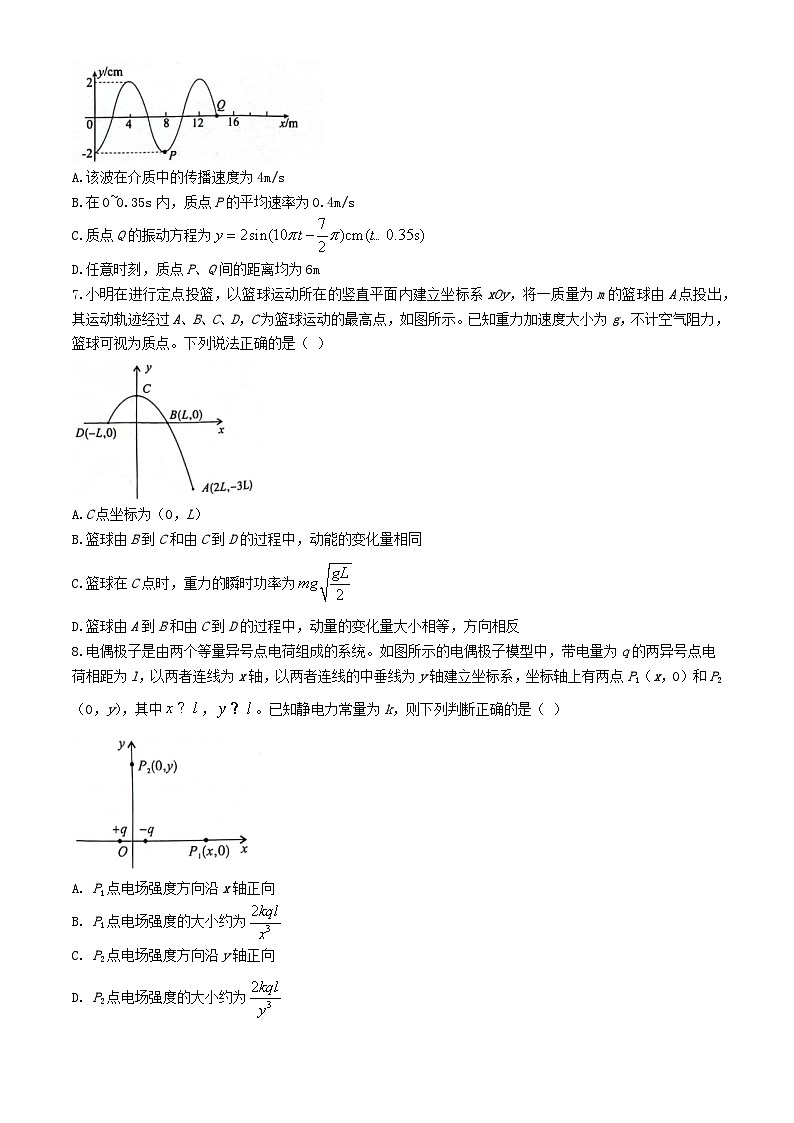 安徽省阜陽(yáng)市2024屆高三物理下學(xué)期模擬聯(lián)考最后一卷試題含解析第3頁(yè)