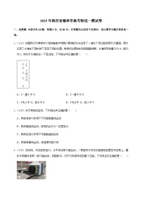 2025年陕西省榆林市高考物理一模试卷