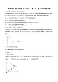 2024-2025学年安徽省黄山市高三（第二次）模拟考试物理试卷（含详细答案解析）