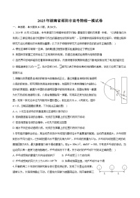 2025年湖南省邵阳市高考物理一模试卷（含详细答案解析）