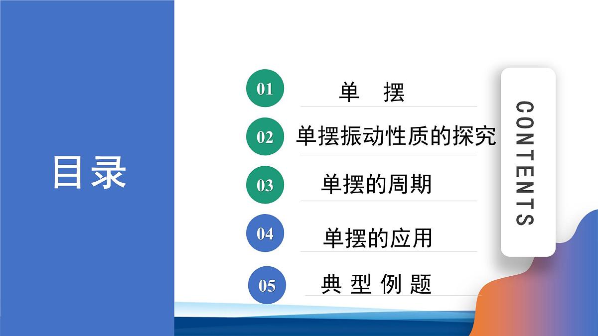 人教版高中物理选择性必修一 2-3单摆 课件第2页