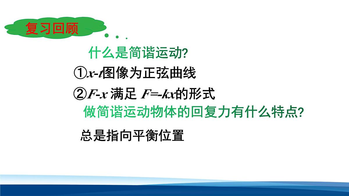 人教版高中物理选择性必修一 2-3单摆 课件第3页