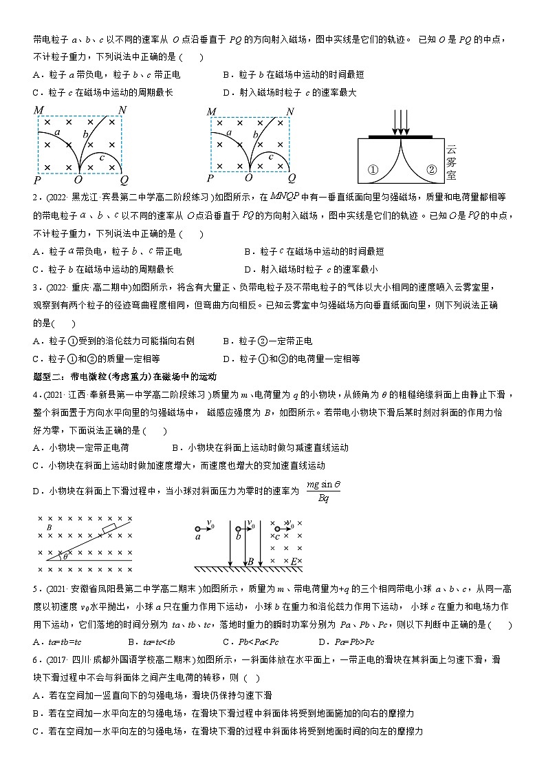 1.3 带电粒子在匀强磁场中的运动-高二物理精讲与精练高分突破考点专题系列(人教版2019选择性必修第二册)第2页