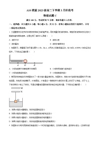 安徽省A10联盟2024-2025学年高二下学期3月阶段考（C）物理试卷（原卷版+解析版）