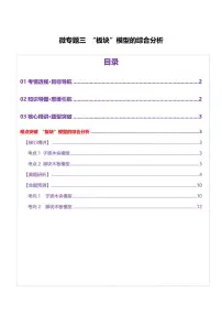 2025年高考物理二轮复习讲练测（新高考通用）微专题三 “板块”模型的综合分析（讲义）（解析版）