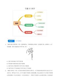 2025年高考物理一模试题分类汇编（新高考通用）专题13 热学（新高考通用）（原卷版）