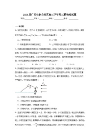 2025届广西壮族自治区高三下学期三模物理试题（附答案解析）