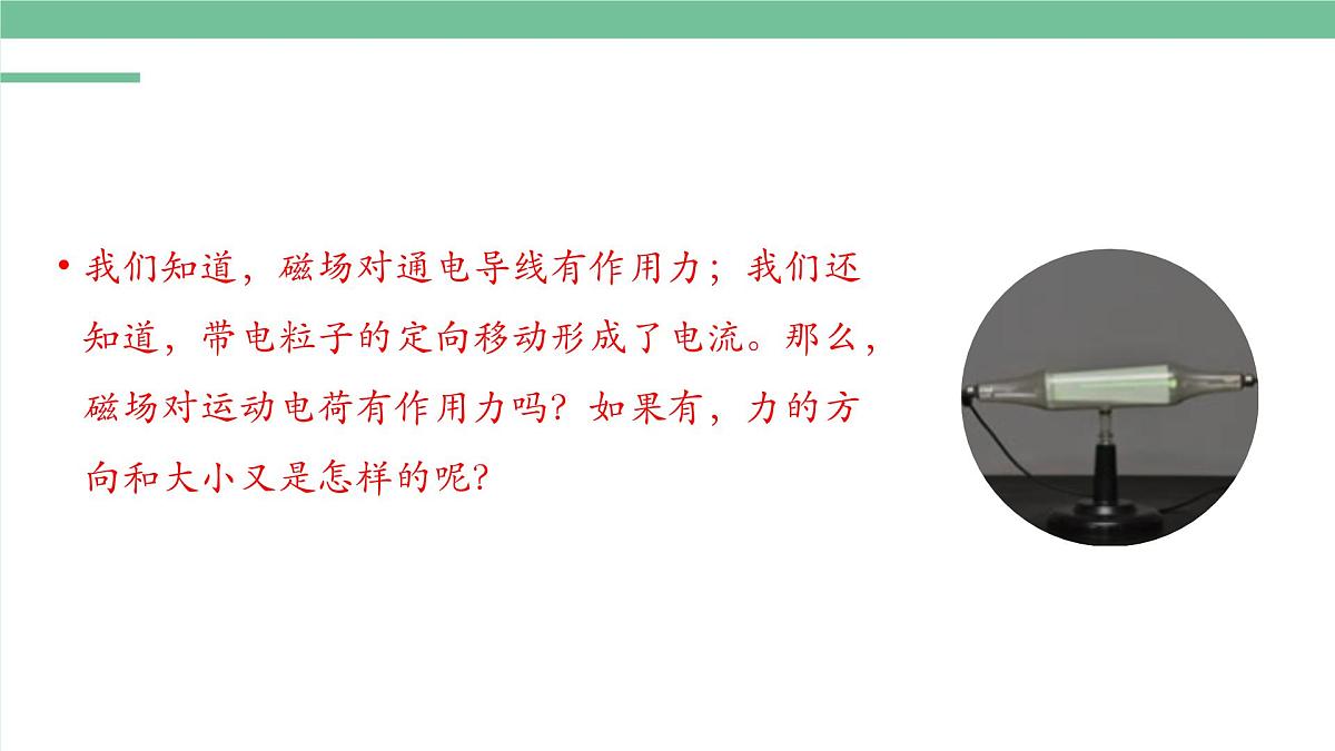 人教版高中物理选择性必修二 1-2磁场对运动电荷的作用力-课件第2页