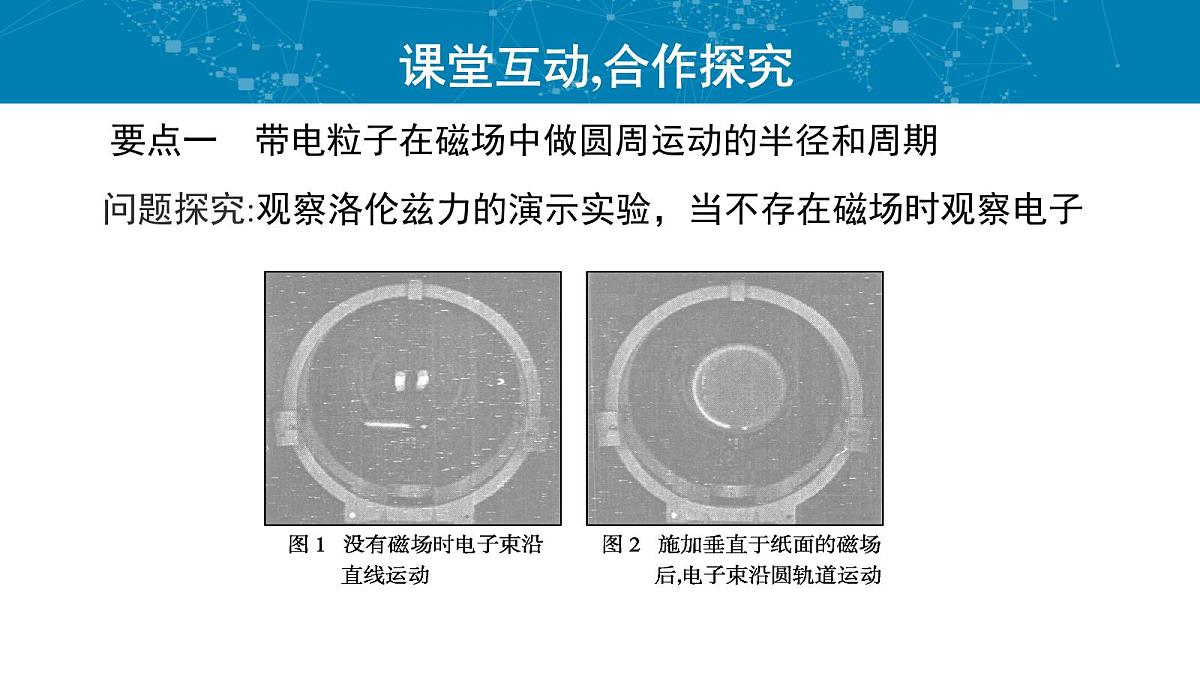 人教版高中物理选择性必修二 1-3《带电粒子在匀强磁场中的运动》- 课件第8页