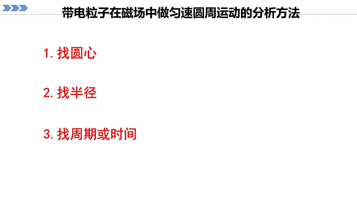 人教版高中物理选择性必修二 1-3《带电粒子在匀强磁场中的运动》 课时2课件第2页