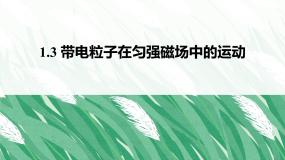 人教版 (2019)选择性必修 第二册带电粒子在匀强磁场中的运动课文内容ppt课件