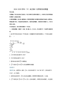2025届四省（陕西山西青海宁夏）高三下学期第一次联考（一模）物理试卷（解析版）
