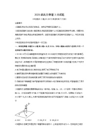 河南省南阳市2024-2025学年高三下学期3月月考物理试卷（解析版）