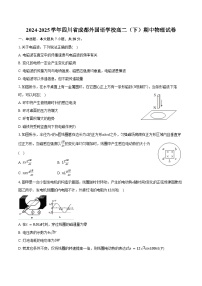 2024-2025学年四川省成都外国语学校高二（下）期中物理试卷（含答案）