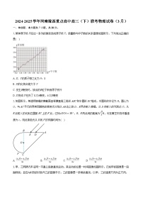 2024-2025学年河南豫西重点高中高三（下）联考物理试卷（3月）（含详细答案解析）