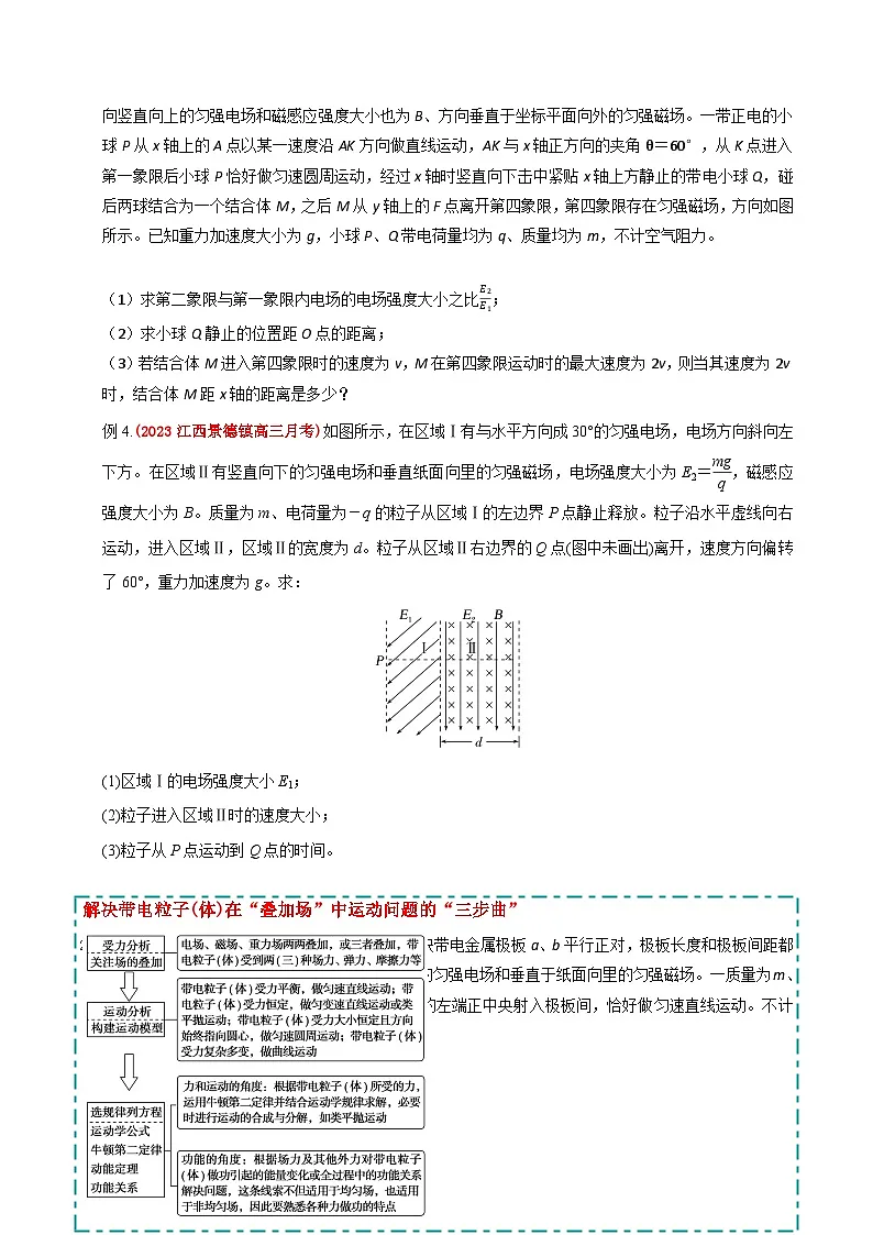 冲刺2025年高考物理大题突破(新高考通用)大题09带电粒子在叠加场、交变场中的运动(原卷版)第3页