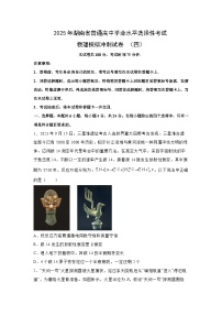 湖南省2025届普通高中学业水平选择性考试模拟冲刺（四）物理试卷（解析版）